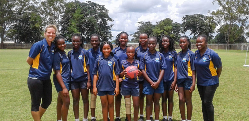 Under 13 Girls Netball Tournament at Ndola Trust School