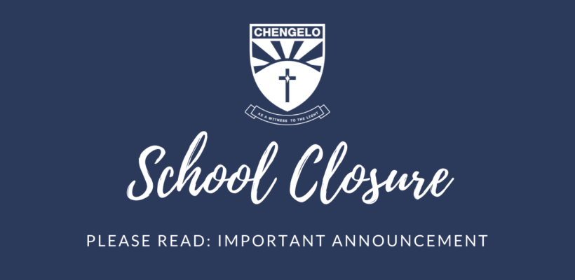 School Closing Saturday 3rd July